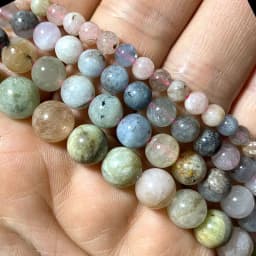Natural Stone Amethyst Green Jade Agate Rose Quartz Apatite Turquoise Round Bead for Jewelry Make Diy Women Bracelet Accessories
