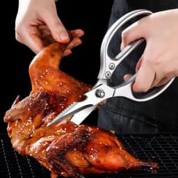 Multifunctional Kitchen Scissors Household Kill Fish Cut Vegetables Roast Broiler Bone Scissors Stainless Steel Scissors