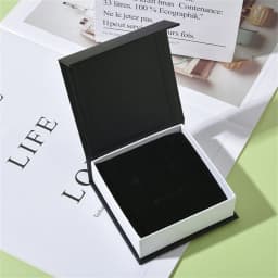 Book Type Flip Jewellery Box Necklace Earring Storage Display Boxes Ring Bracelet Packaging Gift Box Jewelry Organizer Box