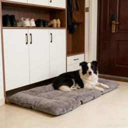 Extra Large Plush Dog Bed Sofa Thickened Super Soft Polyester Pet Mat Dog Crate Mat Bed For Small Medium Large Dog Bed