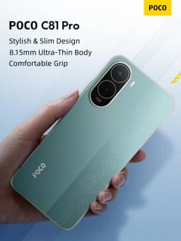 Smartphone POCO C81 Pro Global Version 6.9 inch 120Hz Display 6000mAh Battery UNISOC T7250 Octa Core HyperOS 3 2026 Mobile Phone