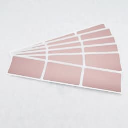Drop Shipping Small Pack 100pcs 23x42mm Shinny Silver Scratching Sticker Manual Game Card Paintcoat
