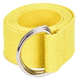 Unisex Casual Double D-Rings Nylon Canvas Stripes Buckle Waistband Outdoor Belts