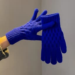 Women's Warm Gloves Winter Touch Screen Plus Fleece Gloves Cold Warm Wool Knitted Gloves Outdoor Coodproof Skiing Snow Mittens