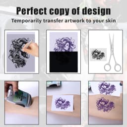 10/30/50/100Pcs Tattoo Transfer Pape A4 Size Stencil Paper Copy Paper Thermal Paper for Tattoo Transfer Tattoo Supplies