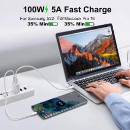 10Pcs 120W USB C Phone Cable For iPhone 16 15 17 Pro Max Plus Fast Charging Type-C Charge Braided Cables USB to Type C Data Line