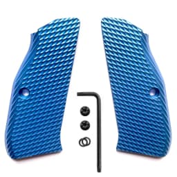 1Pair Aluminium Alloy CZ75 Grips for CZ 75 Full Size, SP-01 Series Shadow 2 75B BD with Screws
