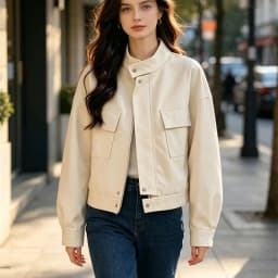 Motorcycle Leather Jacket Ladies 2026 Spring Autumn New Fashion PU Leather Coat Women Short Outcoat Stand Collar Casual Overcoat