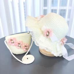 Girls 2pcs Straw Hat Solid Color Outdoor Travel Sun Hat Floral Fisherman Style Children's Fashion Accessory for Girls