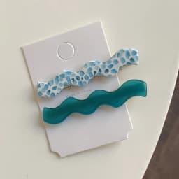 Korean version of acetic acid hairpin simple side clip temperament versatile one-word clip advanced bangs clip broken hairpin