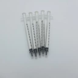 100pieces/lot 1ml Industrial Plastic Syringe (blue or white plunger: color randomly according to inventory)