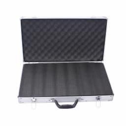 Tool Box Aluminium Equipment Case Protable Toolbox for Mechanic Large Capacity Suitcase Hard Case 58x32x8.5cm Rectangular toolbo