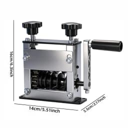 Manual & Drill Driven Wire Stripping Machine, Portable Copper Wire Stripper Tool for 3-17mm Scrap Cable Recycling