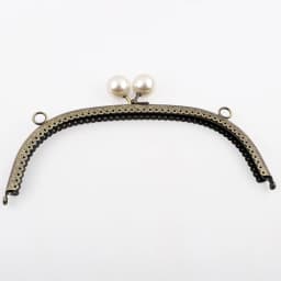 8.5CM~20.5cm Purse Frames Metal Kiss Clasp Handle Bag Bronze Metal Kiss Clasp Lock Frame Pearl Head Knurling Semicircle KZ151324