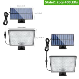 Solar Lights Outdoor with Motion Sensor Solar Flood Lights Waterproof Dusk to Dawn Solar Powered Security Spot Lights for Porch