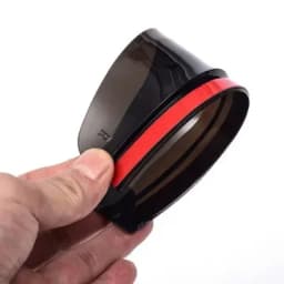 2Pcs Carbon Fiber Car Rearview Mirror Rain Shield Eyebrow Flexible Car Rearview Mirror Rain Shield Protector Eyebrow Rain Cover