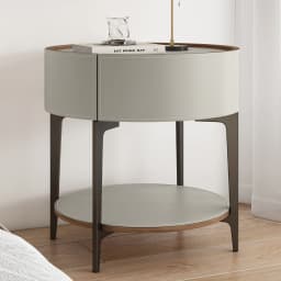 Unique Design Bedside Table Modern Aesthetic Italian Luxury Style Nightstands Drawers Storage Mesita De Noche Bedroom Furniture
