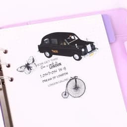 64pcs Creative Cute Self-made London Old Things Scrapbooking Stickers /decorative Sticker /DIY Craft Photo Albums Waterproof