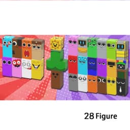 Rhythm Magnetic Cube Box Magnetic Building Blocks Sprunki Set Model Sensory Puzzle Building Children's Educational Toy STEM Gift