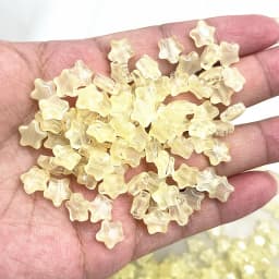 New 30pcs 8mm Five-pointed Star Matte Glass Beads Loose Spacer Beads for Jewelry Making DIY Handmade Bracelets Earrings