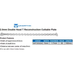 AO reconstruction LC-DCP cuttable plates veterinary orthopedic instruments pet animal surgical Compression winortho tplo