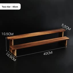 Pure Wood Display Stand Storage Rack Desktop Figurine Bubble Mat Doll Meat Green Plant Multi-layer Staircase Rack