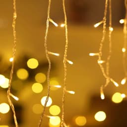Solar Christmas Eaves Lights String Outdoor Waterproof Icicle Lights 8 Modes for Eaves Yard Party Indoor Holiday Decoration