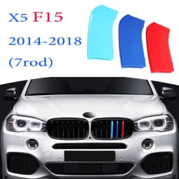 3Pcs Car Grille Trim Strip For BMW X1 X2 X3 X4 X5 X6 X7 E84 F48 F49 F39 E83 F25 G01 F26 G02 E70 F15 E53 G05 E71 E72 F16 G06 G07