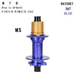 6 Colors Available 28H 36T MTB Rear Hub Super Lightweight CNC Alloy Boost 148mm Mountain Bike Compatible With XD HG MS Freewheel