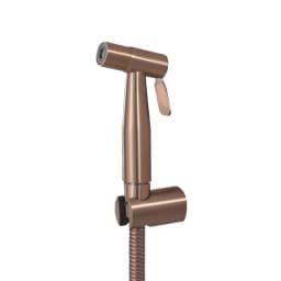 Toilet Bidet Sprayer & Hose & Support Set Brushed Gold Handheld Bidet Tap Shower Head, Rose Gold, Gun Metal Grey Shattf