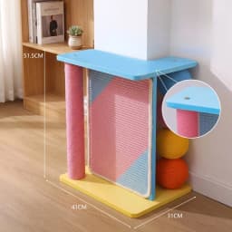 Sofa Corner Cat Scratching Post Couch Protector Sisal Scratcher Board Solid Wood Cat Scratchers Indoor Side Table Cats Furniture