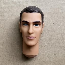 1/6 Vintage Doll Heads Princess For 30cm Solid Male Soldier Sculpt Female Children Playing Birthday Gifts