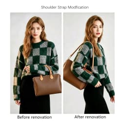 Genuine Vachetta Leather Bag Strap for LV Speedy 20 25 30 Shoulder Straps Long Bags Belts Replacement Bag Accessories