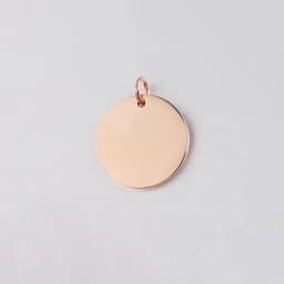 Custom Engraved Name Date Round Coin Stainless Steel Personalized ID Tag Accessory Jewelry Pendant Fit for Bracelet Necklace