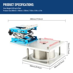 Vacuum Suction Inverted Mold Machine - DIY Casting for Gold, Silver, Copper with Plaster Mold and Vacuum Adsorption