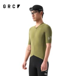 GRC Men's Tech Short Sleeve Jersey Cycling Apparel Performance Bike Wear Comfortable Breathable Sports Top for Men