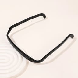 1/3pcs Women Square Glasses Headband Coloful Invisible Fixed Hair Clips Wave Curly Hair Ties Temples Headband Accessories