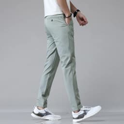 5 Colors Spring Summer Ultra-thin Men's Stretch Slim Straight Casual Pants High Quality Fashion Breathable Golf Sports Trousers