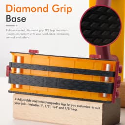 Push Block for Table Saws Router Tables Band Saws Jointers Table Saw Push Block Cuts Safe for Widgets Difficult Cut ThinRips Cut