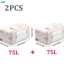 Big Capacity Storage Bag 4/2/1PCS Quilt Clothes Moisture Dust Proof Organizer Duvet Blanket Sorting Bags Luggage Bag