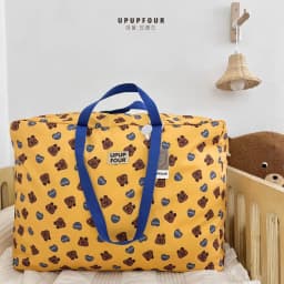 Large Capacity Quilt Storage Bag Baby Items Waterproof Mommy Travel Bag Family Clothing Diapers Organizer Cute Kids Storage Bag