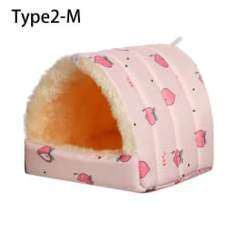 Cute Small Animal Sleeping Bed Hamster House Mini Pet Rabbit Squirrel Winter Warm Nest Comfortable Guinea Pig Nest