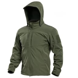 Men's Special Ops Military Tactical Soft Shell Winter Warm Fleece Lined Jacket Detachable Hood Coat Hiking Snowboard Windbreaker