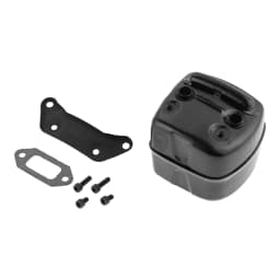 Muffler Exhaust with Muffler Bracket Gasket Screws Kit Fit For Husqvarna 372XP 371 365 362 372 Chainsaw Replace Part 503765302