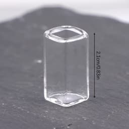 1Pc 1:12 Dollhouse Miniature Vase Glass Candy Jar Simulation Candy Bottle Flower Plant Vases Model Doll House Decor Toy