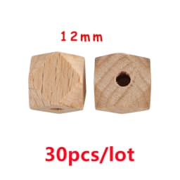 20/30/50Pcs Beech Wooden Round Beads Hexagon Letter Beads Eco-Friendly DIY Bracelet Jewelry Pendant Accessories