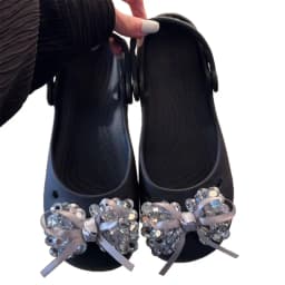 1 Set New Set Women's Ballet-Style Shoe Charms Crystal Fashion Pearl Flower Shoe Decoration Set DIY Shoe Decoration Accessories