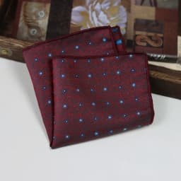 24cm Elegant Brown Pocket Square Mens Polyester Block Paisley Soft Handkerchief Wedding Party Suit Accessories Cravat Neckwear