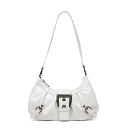 Retro Y2K Pleated Hobo Shoulder Bag for Women Hot Selling Maillard Style Underarm Bag Clutch Handbags for Travel Work Shopping