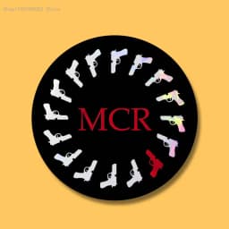 My C-Chemical R-Romance Badges Button Round Creative Pin Brooch Badge Bag Decor Accessories Fans Collect Friends Gifts